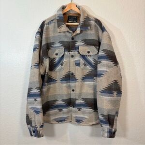 Men’s JACHS NEW YORK Tribal Aztec Shacket
XXL